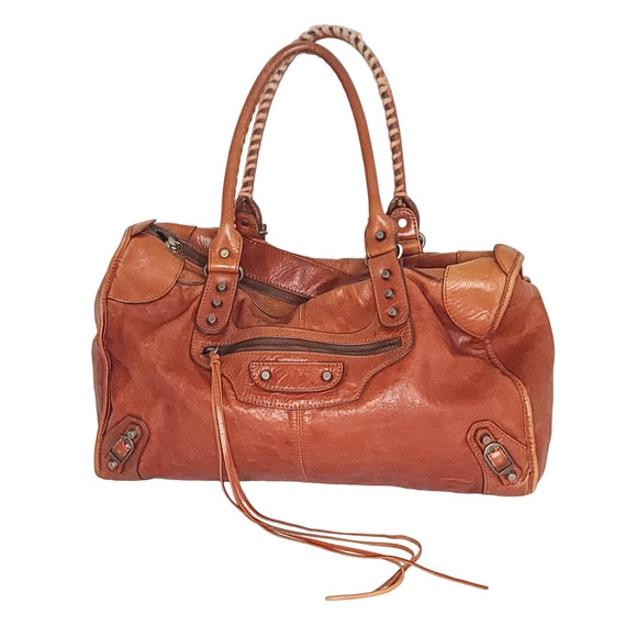 Balenciaga Weekender Classic Studs Leather - Picture 6 of 13